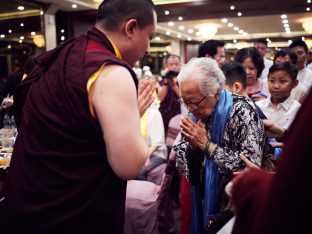 Thaye Dorje, His Holiness the 17th Gyalwa Karmapa, visits Indonesia in November 2019. Photo / Tokpa Korlo