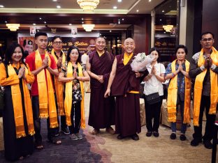 Thaye Dorje, His Holiness the 17th Gyalwa Karmapa, visits Indonesia in November 2019. Photo / Tokpa Korlo