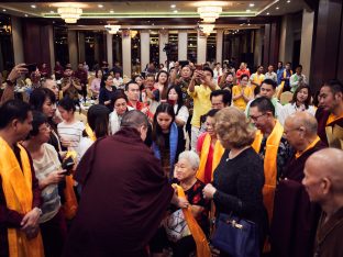 Thaye Dorje, His Holiness the 17th Gyalwa Karmapa, visits Indonesia in November 2019. Photo / Tokpa Korlo