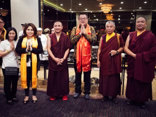 Thaye Dorje, His Holiness the 17th Gyalwa Karmapa, visits Indonesia in November 2019. Photo / Tokpa Korlo