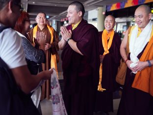 Thaye Dorje, His Holiness the 17th Gyalwa Karmapa, visits Indonesia in November 2019. Photo / Tokpa Korlo