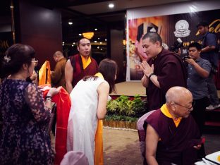 Thaye Dorje, His Holiness the 17th Gyalwa Karmapa, visits Indonesia in November 2019. Photo / Tokpa Korlo