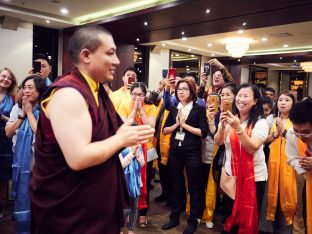 Thaye Dorje, His Holiness the 17th Gyalwa Karmapa, visits Indonesia in November 2019. Photo / Tokpa Korlo