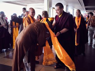 Thaye Dorje, His Holiness the 17th Gyalwa Karmapa, visits Indonesia in November 2019. Photo / Tokpa Korlo