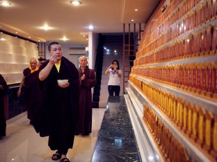 Thaye Dorje, His Holiness the 17th Gyalwa Karmapa, visits Indonesia in November 2019. Photo / Tokpa Korlo