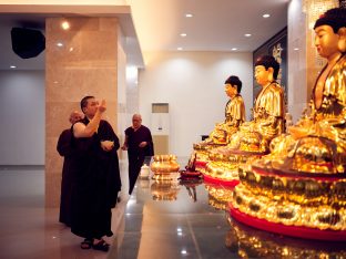 Thaye Dorje, His Holiness the 17th Gyalwa Karmapa, visits Indonesia in November 2019. Photo / Tokpa Korlo