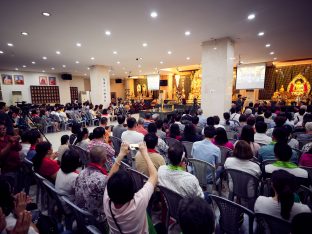 Thaye Dorje, His Holiness the 17th Gyalwa Karmapa, visits Indonesia in November 2019. Photo / Tokpa Korlo