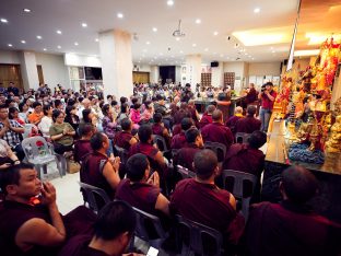 Thaye Dorje, His Holiness the 17th Gyalwa Karmapa, visits Indonesia in November 2019. Photo / Tokpa Korlo