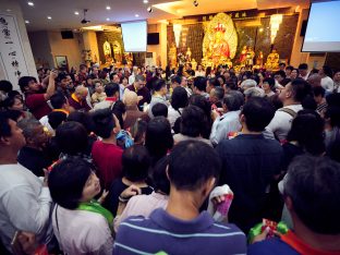 Thaye Dorje, His Holiness the 17th Gyalwa Karmapa, visits Indonesia in November 2019. Photo / Tokpa Korlo