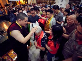 Thaye Dorje, His Holiness the 17th Gyalwa Karmapa, visits Indonesia in November 2019. Photo / Tokpa Korlo