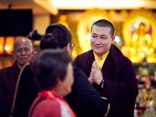 Thaye Dorje, His Holiness the 17th Gyalwa Karmapa, visits Indonesia in November 2019. Photo / Tokpa Korlo