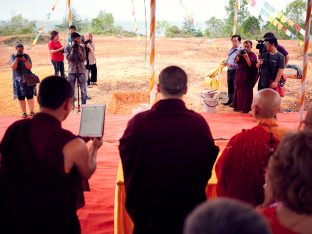 Thaye Dorje, His Holiness the 17th Gyalwa Karmapa, visits Indonesia in November 2019. Photo / Tokpa Korlo