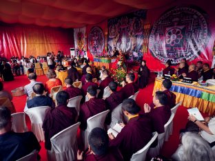 Thaye Dorje, His Holiness the 17th Gyalwa Karmapa, visits Indonesia in November 2019. Photo / Tokpa Korlo