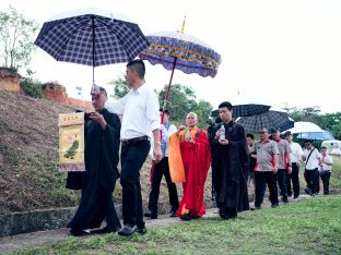 Thaye Dorje, His Holiness the 17th Gyalwa Karmapa, visits Indonesia in November 2019. Photo / Tokpa Korlo