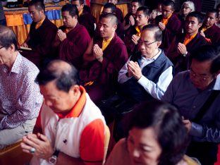 Thaye Dorje, His Holiness the 17th Gyalwa Karmapa, visits Indonesia in November 2019. Photo / Tokpa Korlo