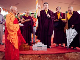 Thaye Dorje, His Holiness the 17th Gyalwa Karmapa, visits Indonesia in November 2019. Photo / Tokpa Korlo