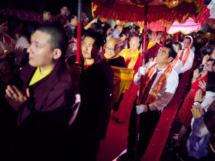 Thaye Dorje, His Holiness the 17th Gyalwa Karmapa, visits Indonesia in November 2019. Photo / Tokpa Korlo