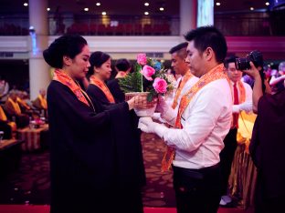 Thaye Dorje, His Holiness the 17th Gyalwa Karmapa, visits Indonesia in November 2019. Photo / Tokpa Korlo