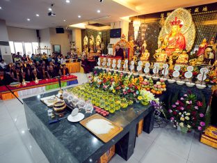 Thaye Dorje, His Holiness the 17th Gyalwa Karmapa, visits Indonesia in November 2019. Photo / Tokpa Korlo