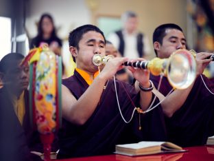 Thaye Dorje, His Holiness the 17th Gyalwa Karmapa, visits Indonesia in November 2019. Photo / Tokpa Korlo