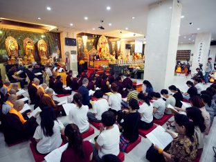 Thaye Dorje, His Holiness the 17th Gyalwa Karmapa, visits Indonesia in November 2019. Photo / Tokpa Korlo