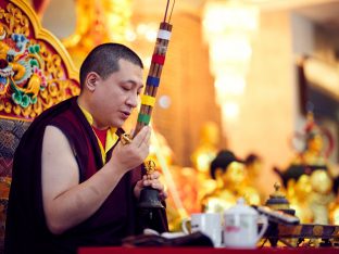 Thaye Dorje, His Holiness the 17th Gyalwa Karmapa, visits Indonesia in November 2019. Photo / Tokpa Korlo