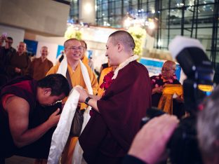 Thaye Dorje, His Holiness the 17th Gyalwa Karmapa, visits Indonesia in November 2019. Photo / Tokpa Korlo