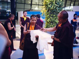 Thaye Dorje, His Holiness the 17th Gyalwa Karmapa, visits Indonesia in November 2019. Photo / Tokpa Korlo