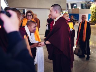 Thaye Dorje, His Holiness the 17th Gyalwa Karmapa, visits Indonesia in November 2019. Photo / Tokpa Korlo