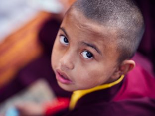 Thaye Dorje, His Holiness the 17th Gyalwa Karmapa, on day two of the 2019 Kagyu Monlam, Bodh Gaya, India, December 2019 (Photo/Tokpa Korlo))