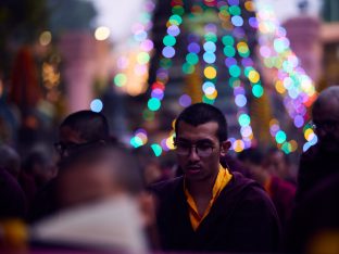 Thaye Dorje, His Holiness the 17th Gyalwa Karmapa, on day three of the 2019 Kagyu Monlam, Bodh Gaya, India, December 2019 (Photo/Tokpa Korlo)