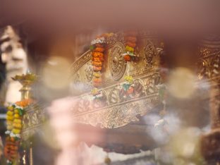 Thaye Dorje, His Holiness the 17th Gyalwa Karmapa, on day three of the 2019 Kagyu Monlam, Bodh Gaya, India, December 2019 (Photo/Tokpa Korlo)