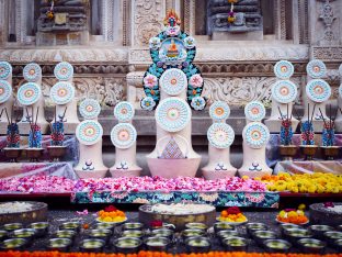 Thaye Dorje, His Holiness the 17th Gyalwa Karmapa, on day three of the 2019 Kagyu Monlam, Bodh Gaya, India, December 2019 (Photo/Tokpa Korlo)