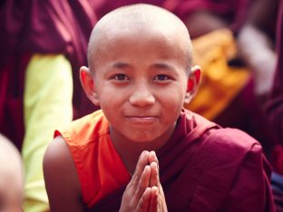 Thaye Dorje, His Holiness the 17th Gyalwa Karmapa, on day three of the 2019 Kagyu Monlam, Bodh Gaya, India, December 2019 (Photo/Tokpa Korlo)