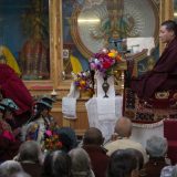 Thaye Dorje, His Holiness the 17th Gyalwa Karmapa, visits Takmachik. Photo / Magda Jungowska