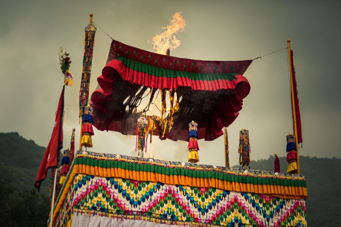 The canopy burns through. Photo/Tokpa Korlo