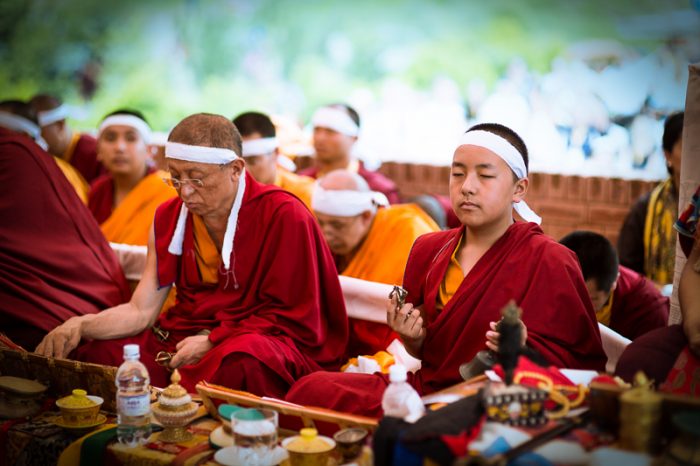 Tulku Urgyen Yangsi Rinpoche (right) and Chokyi Nyima Rinpoche. Photo/Tokpa Korlo