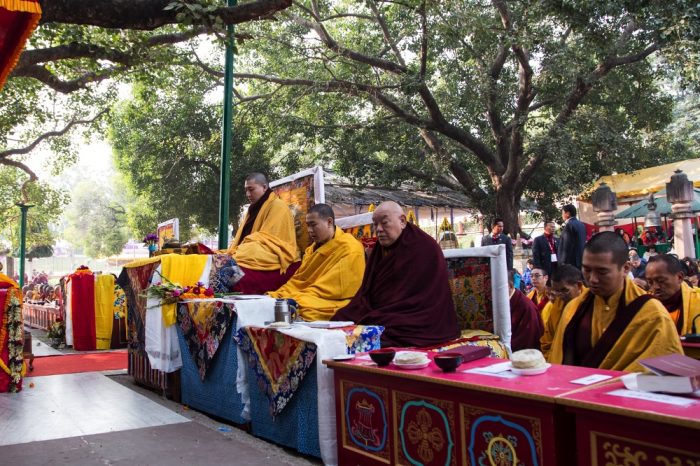 Kagyu Monlam in Bodh Gaya with Thaye Dorje, His Holiness the 17th Gyalwa Karmapa, 2015. Photo / Magda Jungowska