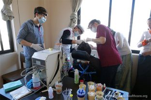 Dental treatment at the Medical-Dental Camp in Kathmandu