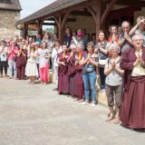 Welcoming Thaye Dorje, His Holiness the 17th Gyalwa Karmapa, to Dhagpo Kagyu Ling in France 2015. Photo / Thule Jug