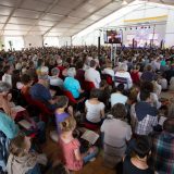 The audience for the empowerment by Thaye Dorje, His Holiness the 17th Gyalwa Karmapa, in France 2015. Photo / Thule Jug