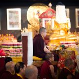 Thaye Dorje, His Holiness the 17th Gyalwa Karmapa teaching in France 2015. Photo / Tokpa Korlo