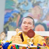 Thaye Dorje, His Holiness the 17th Gyalwa Karmapa teaching in France 2015. Photo / Tokpa Korlo