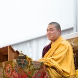 Thaye Dorje, His Holiness the 17th Gyalwa Karmapa teaching in France 2015. Photo / Tokpa Korlo