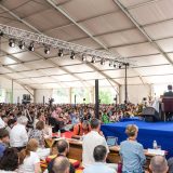 Consecrating the Buddhist Center - Thaye Dorje, His Holiness the 17th Gyalwa Karmapa teaching in France 2015. Photo / Tokpa Korlo