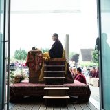 Consecrating the Buddhist Center - Thaye Dorje, His Holiness the 17th Gyalwa Karmapa in France 2015. Photo / Tokpa Korlo