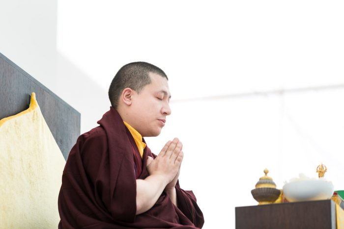 Thaye Dorje, His Holiness the 17th Karmapa, gives a teaching on preparing for peace