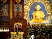 Amithayus empowerment at the Karmapa Public Course 2016