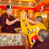 Thaye Dorje, His Holiness the 17th Gyalwa Karmapa, visits Taiwan: Offering of body, speech and mind. Photo / Thule Jug