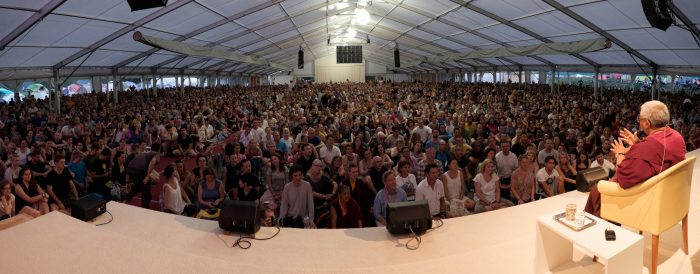 Lama Jigme Rinpoche teaching. Photo / Jan Sochman